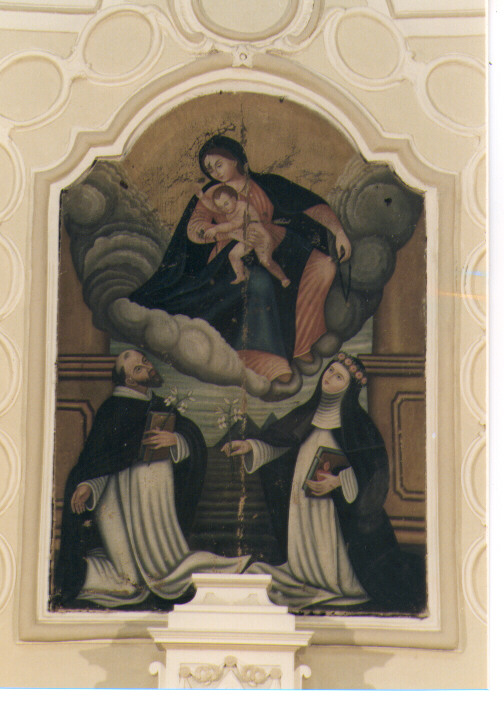 Madonna del Rosario (dipinto) - ambito salentino (metà sec. XIX)
