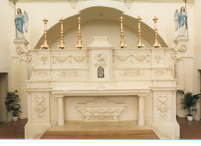 altare maggiore - ambito salentino (primo quarto sec. XIX)