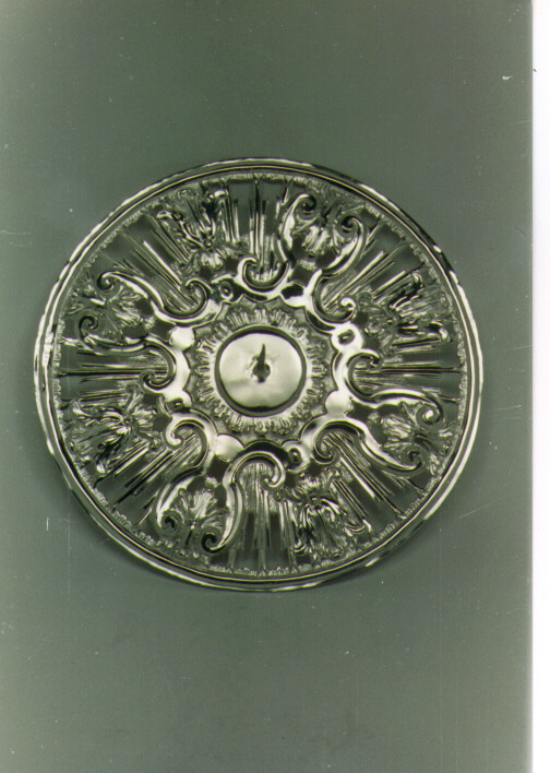 aureola di immagine sacra - ambito napoletano (secondo quarto sec. XIX)