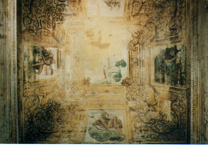 Nettuno/ Aurora/ Diana (?) (decorazione pittorica) - ambito Italia meridionale (sec. XVII)