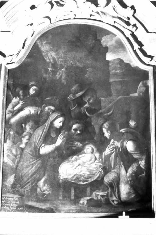 adorazione dei pastori (dipinto) di Fato Vincenzo (sec. XVIII)