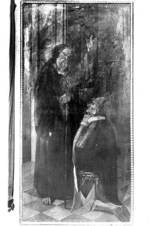 Leone XI ai piedi di san Francesco da Paola, San Francesco di Paola (dipinto) - ambito pugliese (secc. XVIII/ XIX)