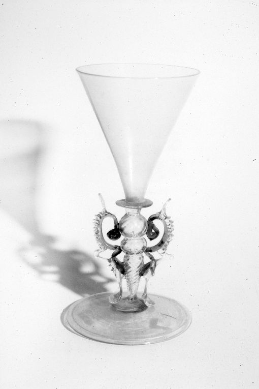 bicchiere, coppia - produzione muranese (sec. XVII)