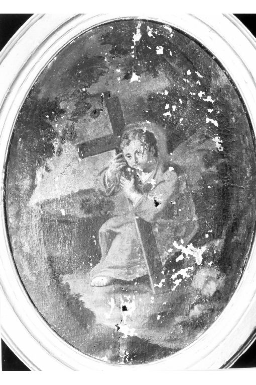 Gesù Bambino con la Croce (dipinto) di Fato Vincenzo (attribuito) (seconda metà sec. XVIII)