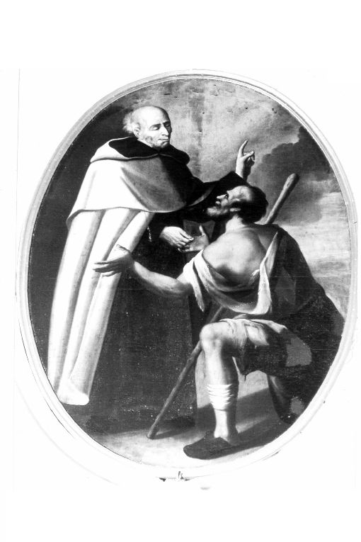 miracolo di Santo carmelitano (dipinto) di Fato Vincenzo (attribuito) (sec. XVIII)
