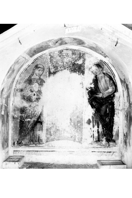 Madonna Addolorata e San Giovanni Battista (dipinto) - ambito pugliese (sec. XVI)