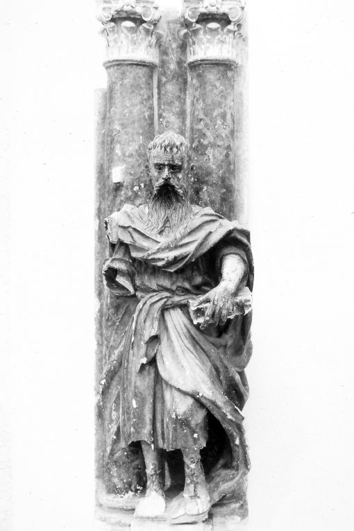 San Paolo (scultura, elemento d'insieme) - ambito Italia meridionale (fine/inizio secc. XVII/ XVIII)