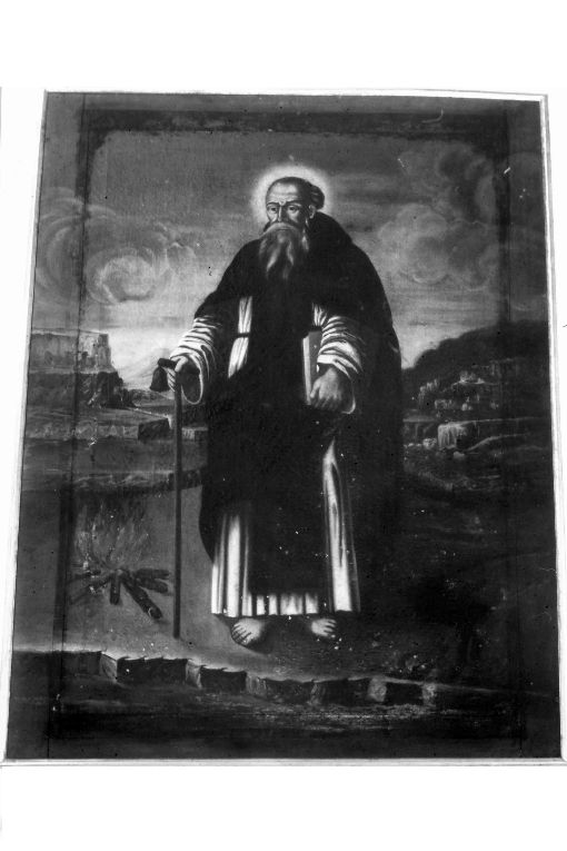 Sant'Antonio Abate (dipinto) - bottega pugliese (metà sec. XVII)