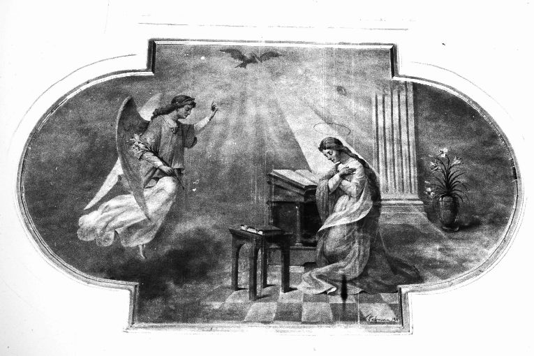 Annunciazione (dipinto) di Colonna Nicola (sec. XX)