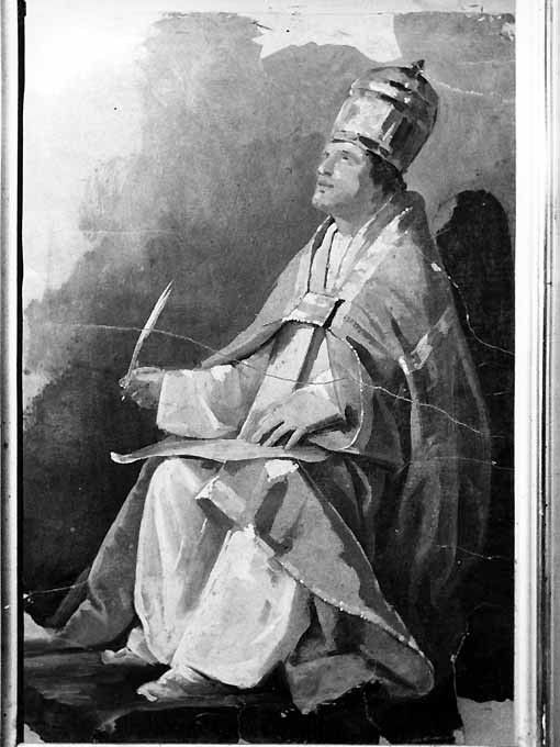 studio di Pio IX seduto (dipinto) di De Napoli Michele (attribuito) (sec. XIX)