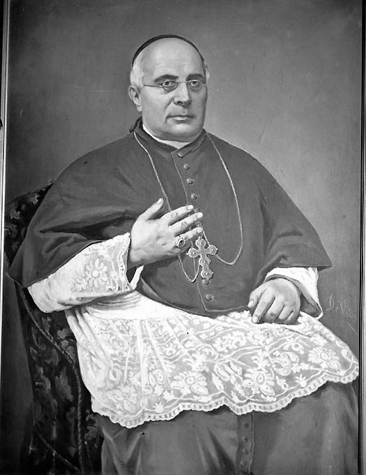 ritratto di monsignor Pasquale Picone (dipinto) - ambito pugliese (prima metà sec. XX)