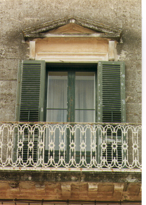 porta finestra - ambito salentino (seconda metà sec. XIX)