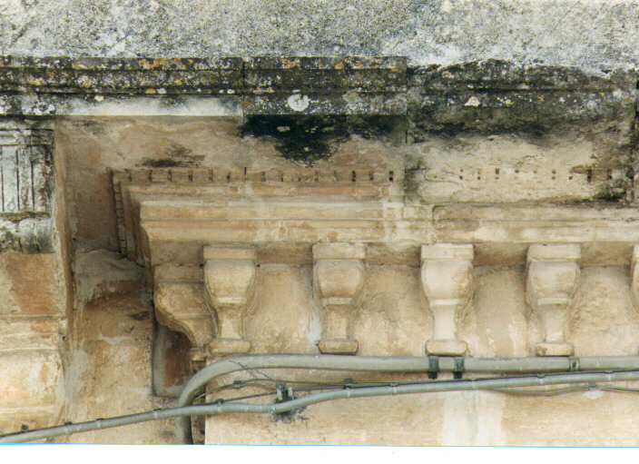 cornice architettonica - ambito salentino (prima metà sec. XIX)