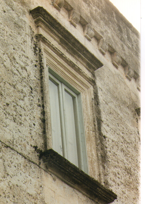 mostra di finestra, serie - ambito salentino (seconda metà sec. XIX)