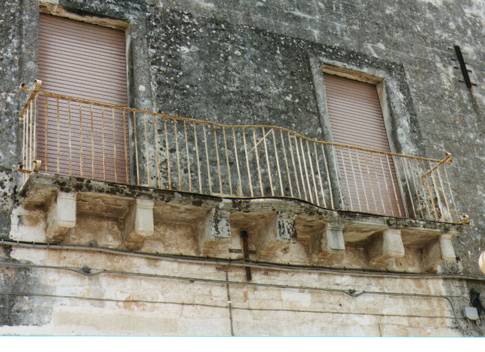 balcone, serie - ambito salentino (ultimo quarto sec. XVIII)