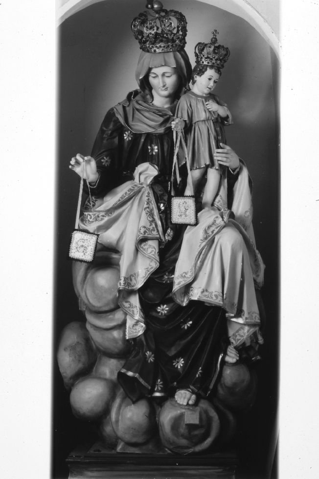 Madonna del Carmelo (statua) - manifattura Italia meridionale (fine/inizio secc. XIX/ XX)