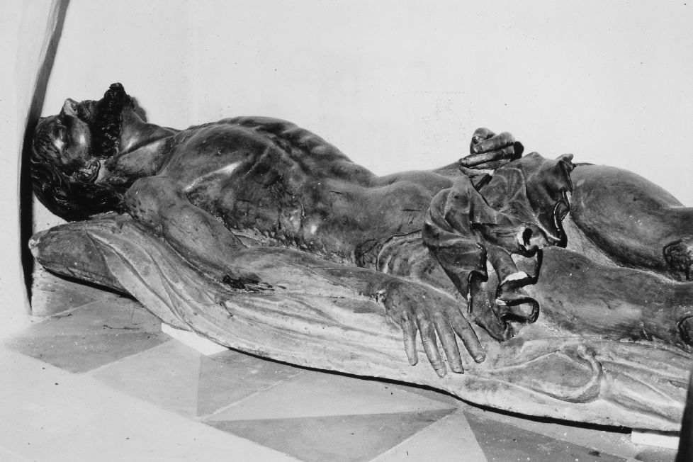 Cristo morto (scultura) - ambito pugliese (prima metà sec. XVIII)