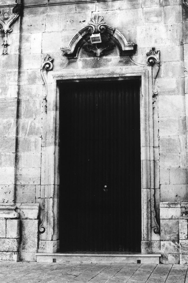 portale - bottega pugliese (sec. XVIII)