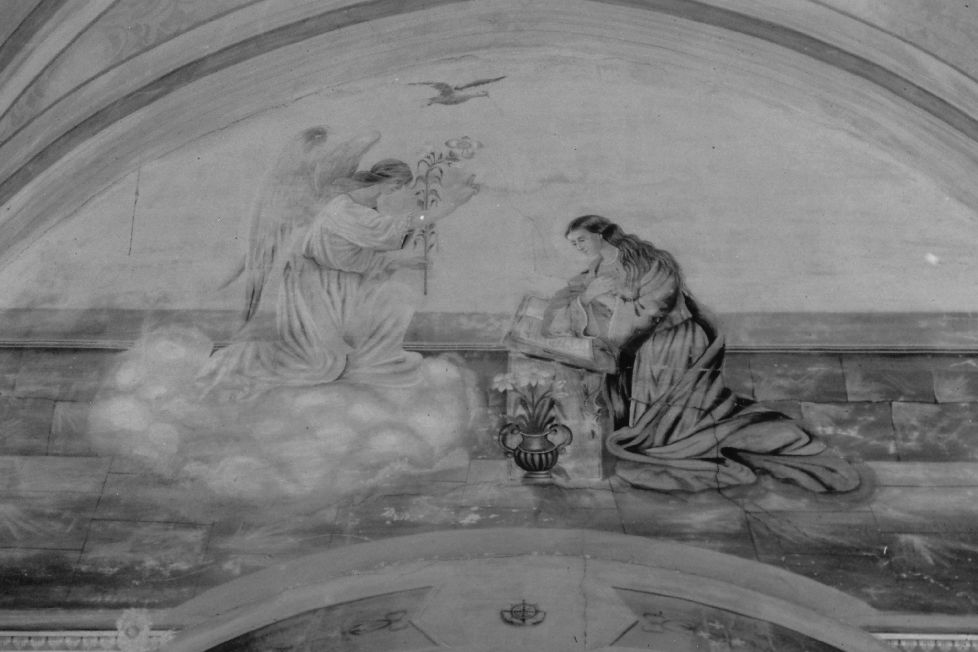 Annunciazione (dipinto) di Carbone Vincenzo (sec. XX)