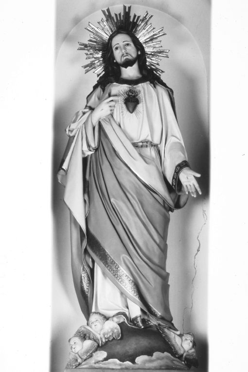 Sacro Cuore di Gesù (statua) di Guacci Luigi (bottega) (primo quarto sec. XX)
