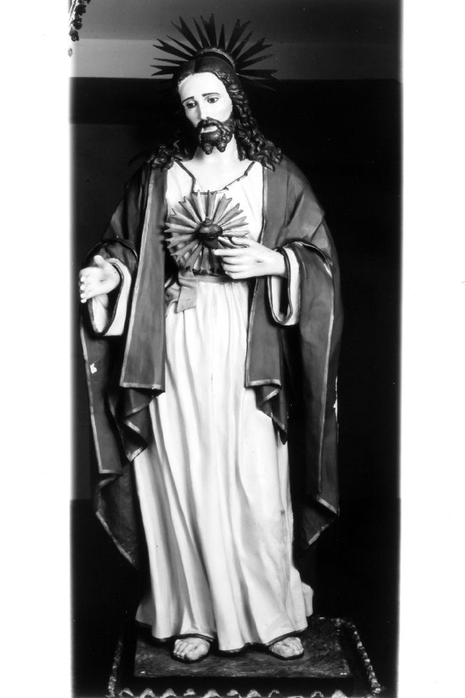 Sacro Cuore di Gesù (statua) - ambito Italia meridionale (sec. XX)