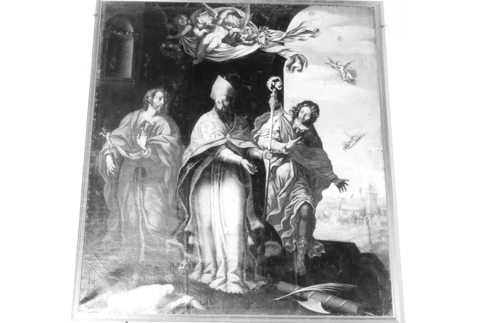 Sant'Oronzo vescovo (dipinto) - ambito Italia meridionale (sec. XVII)