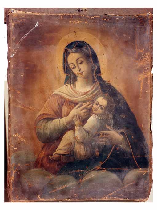 Madonna del Latte, Madonna con Bambino (dipinto) - ambito Italia meridionale (prima metà sec. XVIII)