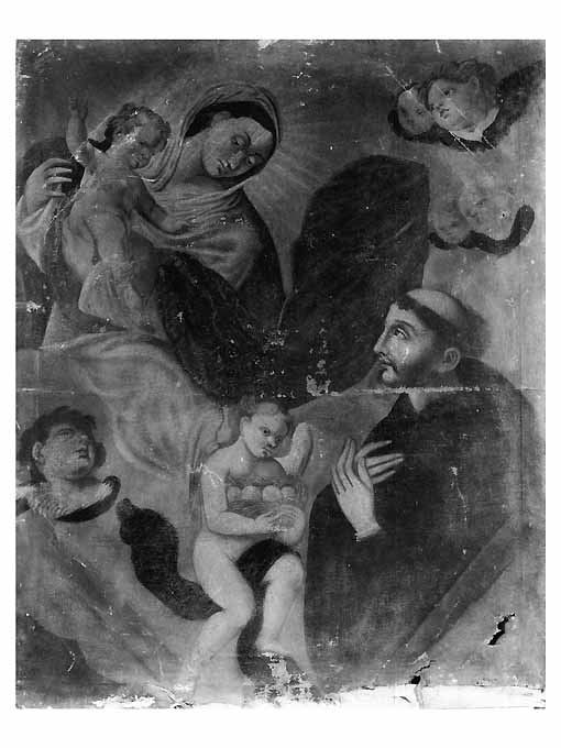 Madonna delle Grazie con san Francesco d'Assisi (dipinto) - ambito Italia meridionale (prima metà sec. XVIII)