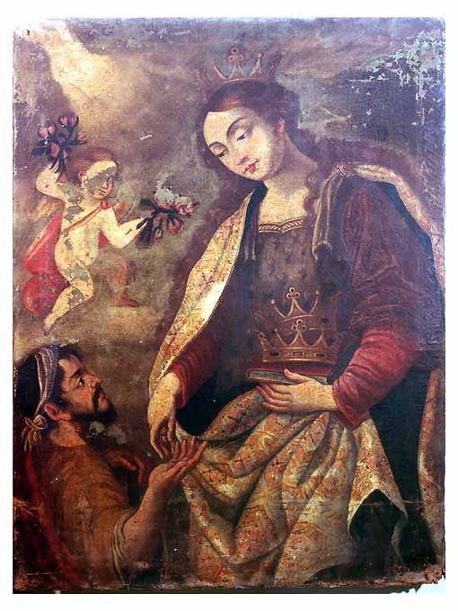 Santa Elisabetta d'Ungheria (dipinto) - ambito Italia meridionale (prima metà sec. XVIII)