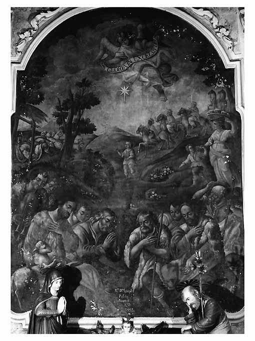 Adorazione dei pastori (dipinto) - ambito Italia meridionale (sec. XIX)
