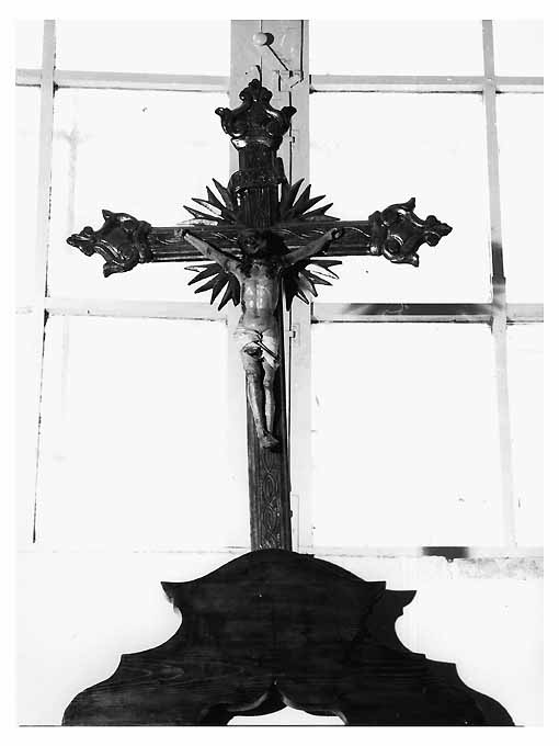 Cristo crocifisso (croce da tavolo) - ambito Italia meridionale (seconda metà sec. XVIII)