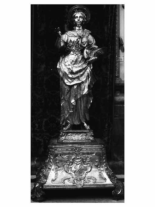 piedistallo di statua - manifattura napoletana (sec. XIX)