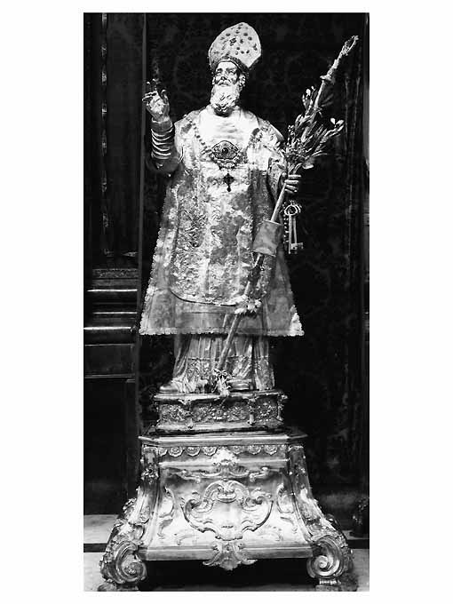 San Martino (statua) di I. P (sec. XVIII, sec. XIX)