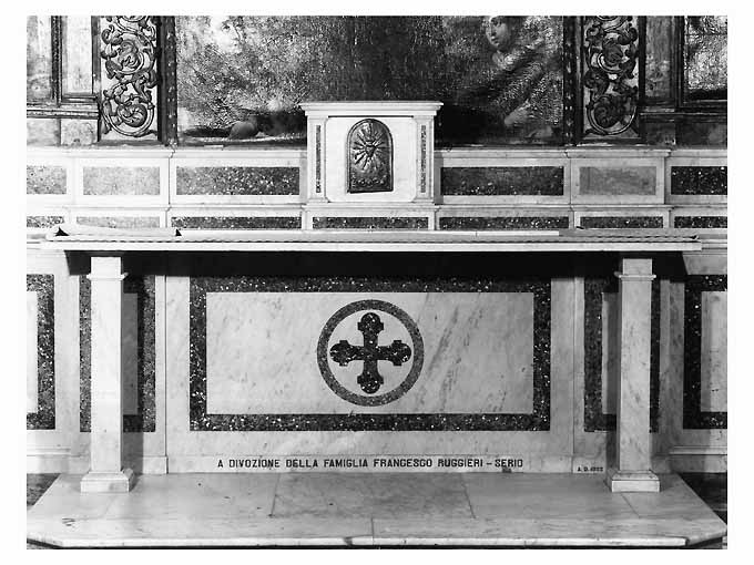altare - ambito Italia meridionale (sec. XX)