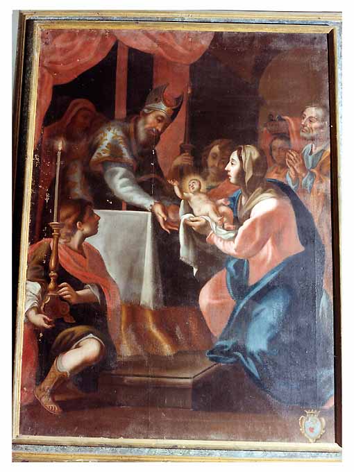Presentazione di Gesù al Tempio (dipinto) di Mauro Pietro (attribuito) (metà sec. XVIII)