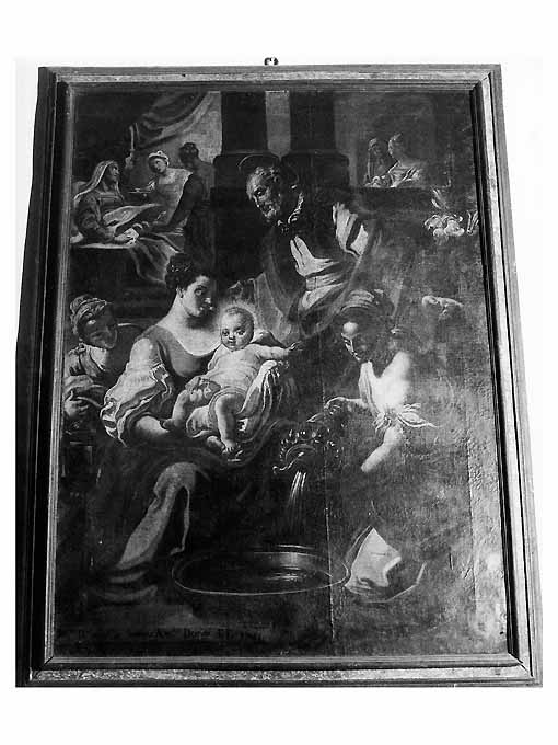 Nascita di Maria Vergine (dipinto) di Mauro Pietro (sec. XVIII)