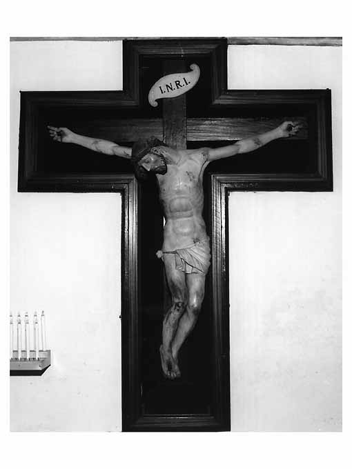 Cristo crocifisso (crocifisso) - ambito Italia meridionale (prima metà sec. XVII)