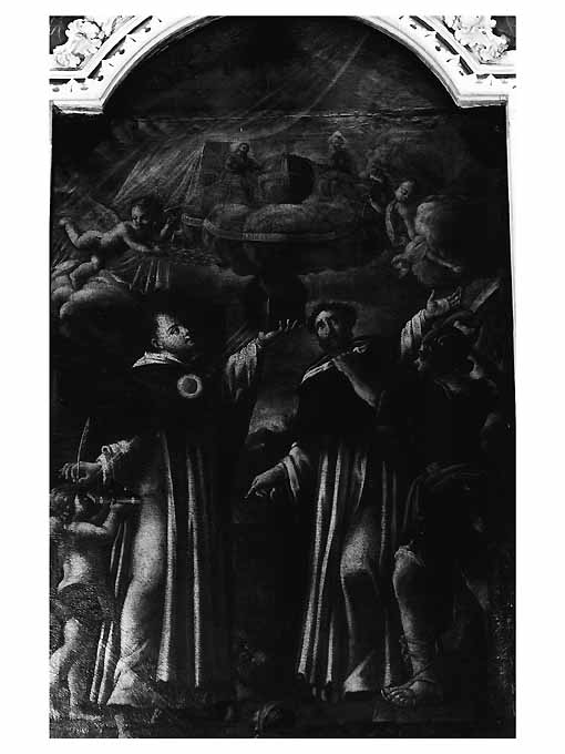 San Domenico, san Tommaso (dipinto) - ambito Italia meridionale (seconda metà sec. XVII)