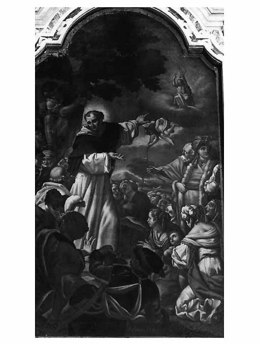 Predica di san Vincenzo Ferrer (dipinto) di De Mauro Pietro (sec. XVIII)