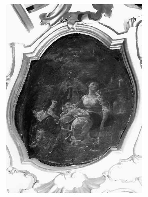 Nascita di Maria Vergine (dipinto) di De Mauro Pietro (attribuito) (sec. XVIII)