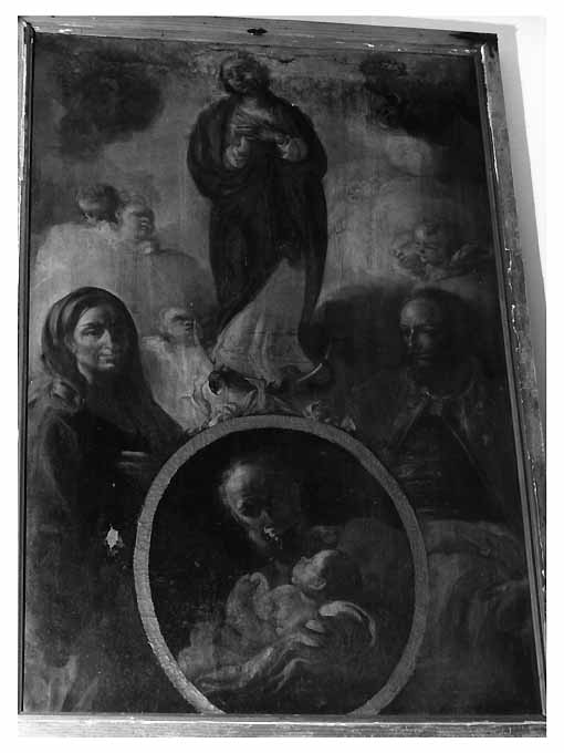 Madonna Immacolata, Sant'Anna, san Giuseppe con il Bambino e san Gioacchino (dipinto) - ambito pugliese (prima metà sec. XVIII)