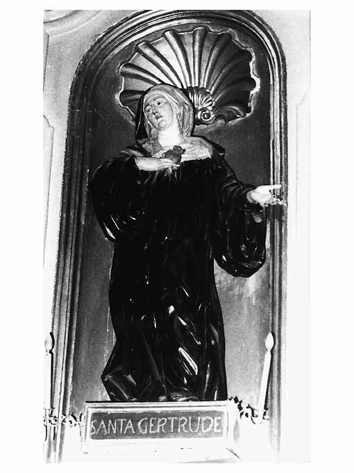 Santa Gertrude (statua) - ambito napoletano (sec. XVIII)