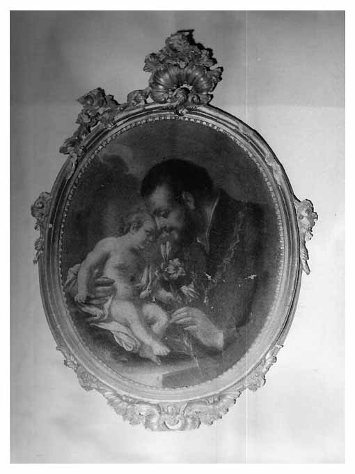San Gaetano Thiene con Bambino (dipinto) - ambito pugliese (sec. XVIII)