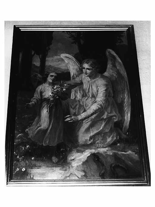 Tobia e l'Angelo (dipinto) di Castellano Franco (sec. XX)