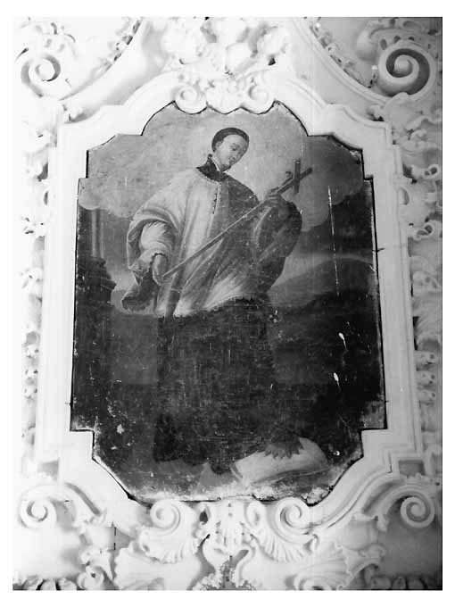 San Luigi Gonzaga (dipinto) di Carella Domenico Antonio (scuola) (secc. XVII/ XVIII)