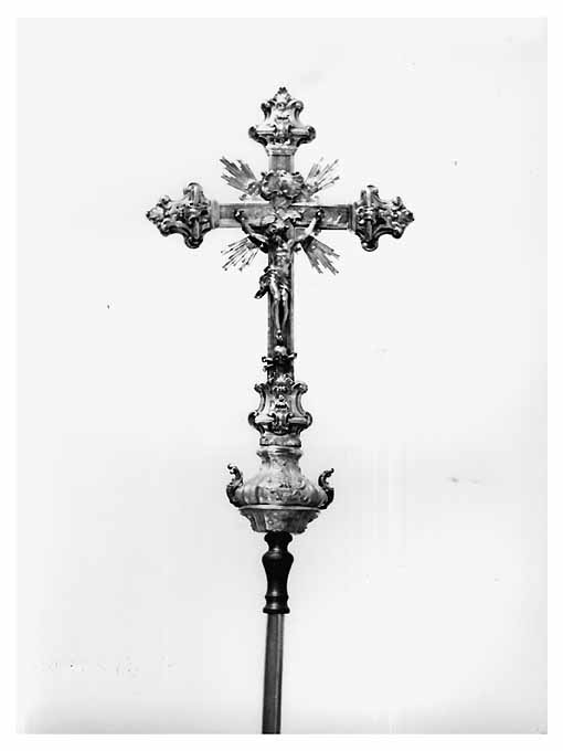 croce processionale - manifattura napoletana (seconda metà sec. XVIII)