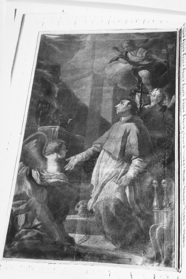 San Carlo Borromeo (dipinto, opera isolata) di Porta Giuseppe (sec. XVIII)