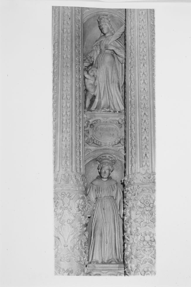 Santa Cecilia (statua, elemento d'insieme) - ambito salentino (sec. XVIII)