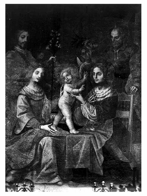 Sacra Famiglia (dipinto) - ambito salentino (inizio sec. XVII)