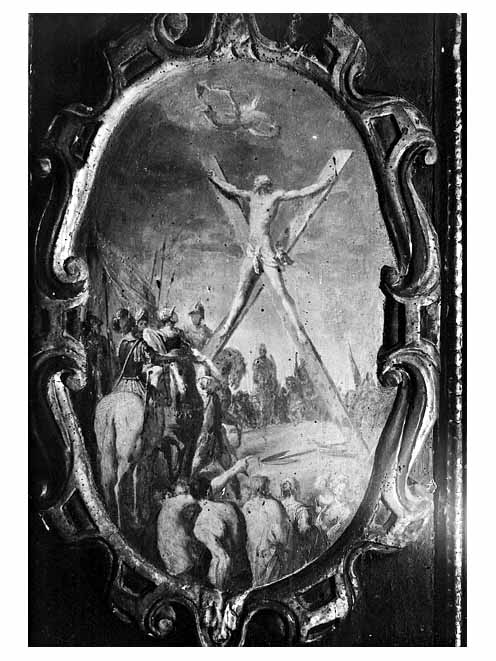 crocifissione di Sant'Andrea (dipinto) di Coppola Giovanni Andrea (secondo quarto sec. XVII)
